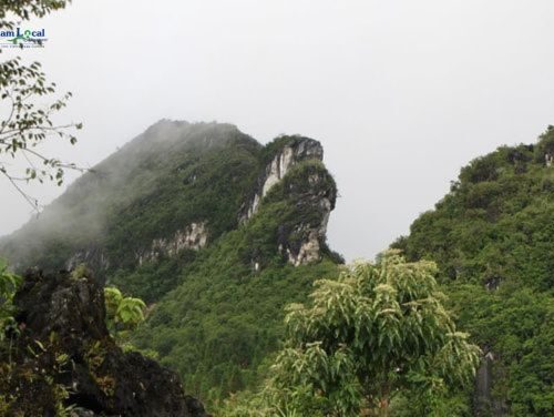 Ham Rong Mountain is a scenic peak in Sapa, offering breathtaking panoramic views of the surrounding valleys.