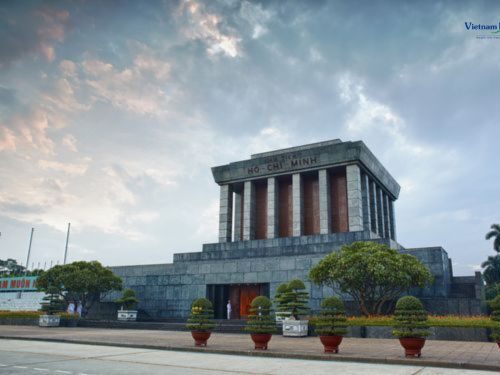 Lăng Bác, is a solemn and iconic structure where visitors can pay their respects to the revered leader Ho Chi Minh.