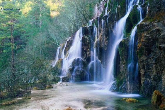 Thác Bạc, is a stunning cascade nestled in the lush mountains near Sapa.