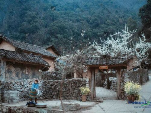 Meo Vac, a remote town in the mountainous Ha Giang province of Vietnam.